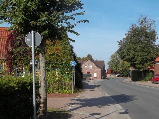 Arle Hauptstraße in Arle