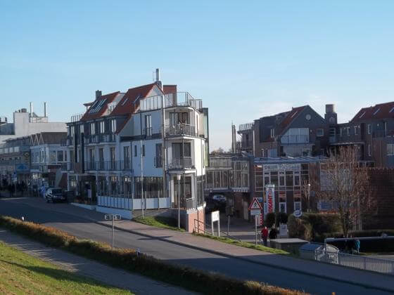 Bensersiel Blick auf Bensersiel
