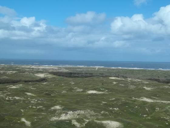 Aussicht vom Leuchtturm auf das Wattenmeer vor Norderney Blick auf das Wattenmeer vor Norderney