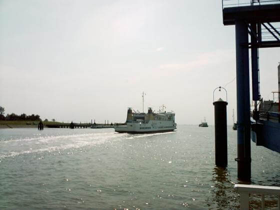 Borkumfähre Emden Borkumfähre am Außenhafen Emden