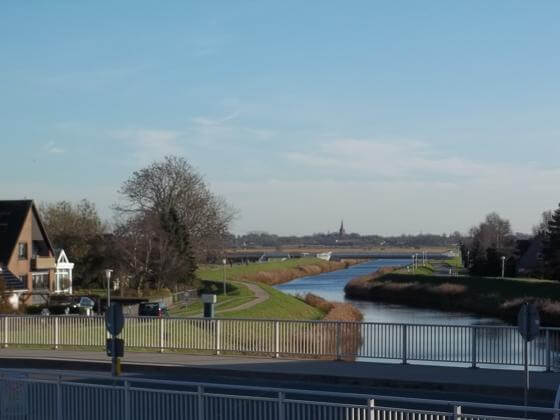 Esens-Bensersiel Blick von Bensersiel nach Esens