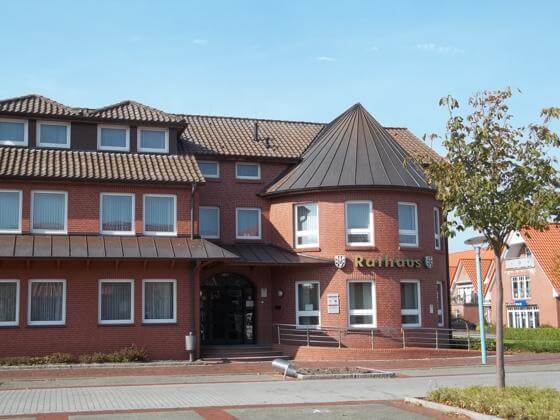Das Rathaus der Gemeinde Großheide Gemeinde Großheide
