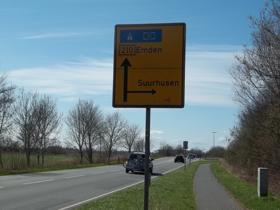 Gemeinde Hinte Gemeinde Hinte - Abzweig nach Suurhusen