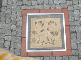Handabdrücke von "Heidi Kabel" Handabdrücke in Wittmund