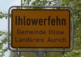 Ihlowerfehn Ortsschild Ihlowerfehn