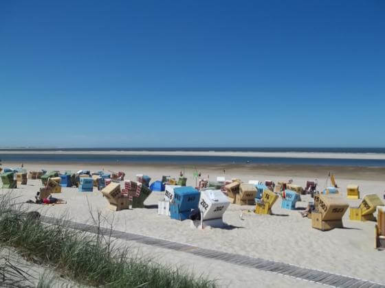 Langeoog Strandkörbe Strandkörbe am Langeooger Strand