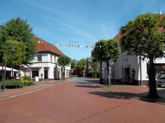 Marienhafe Blick auf den Ortskern von Marienhafe