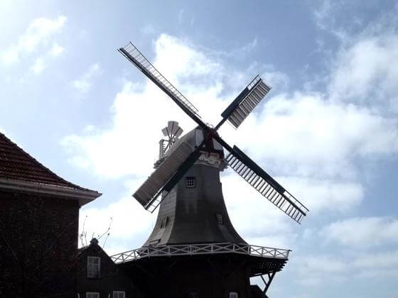 Die "Siuts"-Mühle in der Stadt Wittmund Mühle in Wittmund