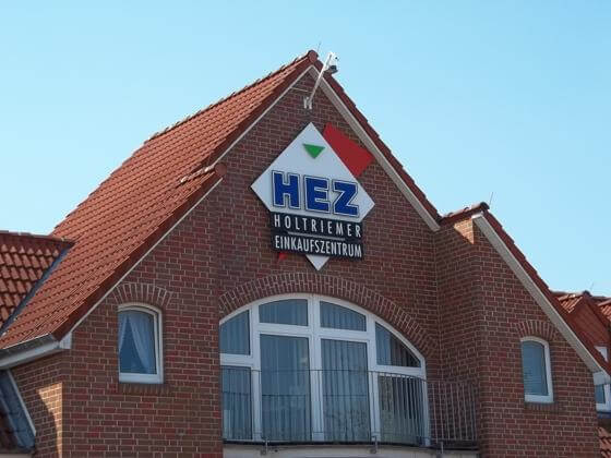 Das "Holtriemer Einkaufszentrum" in Westerholt Einkaufszentrum Westerholt