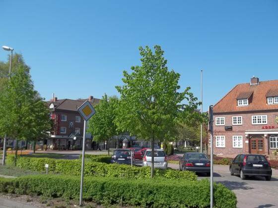 Wiesmoor Wiesmoor: Ein Teil des Stadtkerns